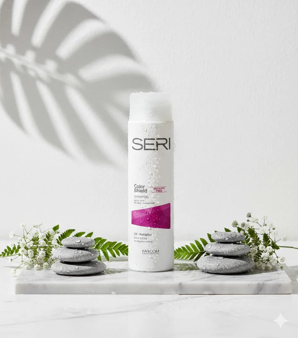 Шампунь SERI Color Shield Sulfate free для окрашенных волос, безсульфатный 300мл, Farcom