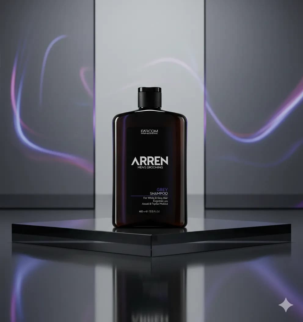 Шампунь тонирующий для седых волос Men's Grooming Arren Grey, 400 мл.Farcom