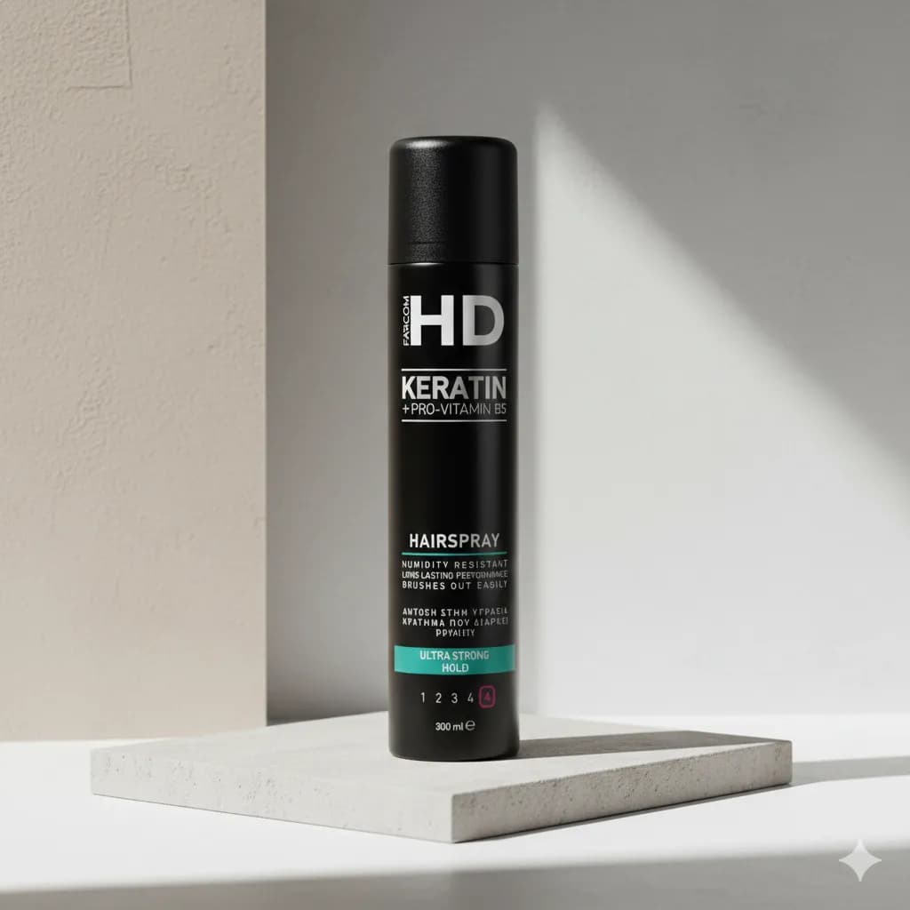 FARCOM Keratin Pro Vitamin B5 лак сильная фиксация 300 мл