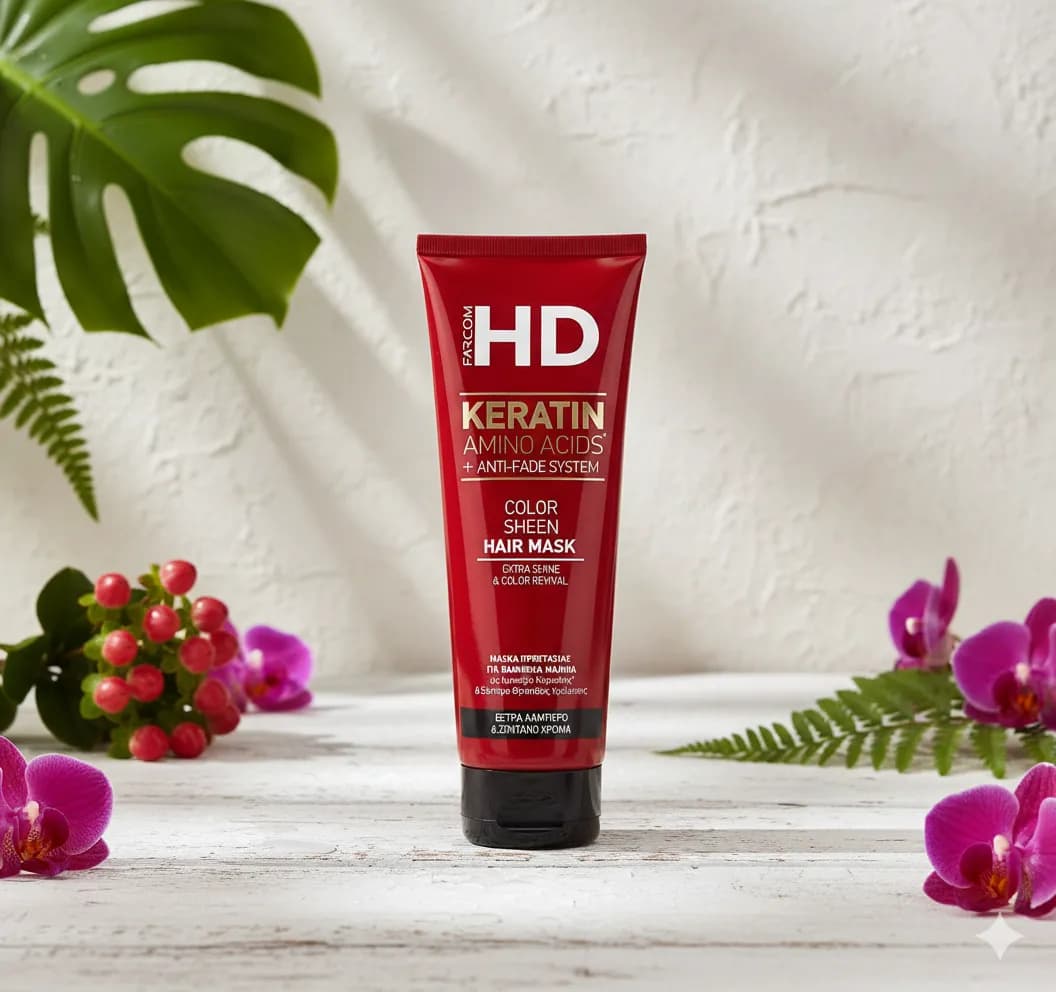 Маска для окрашенных волос HD Color Sheen, 250 мл.Farcom