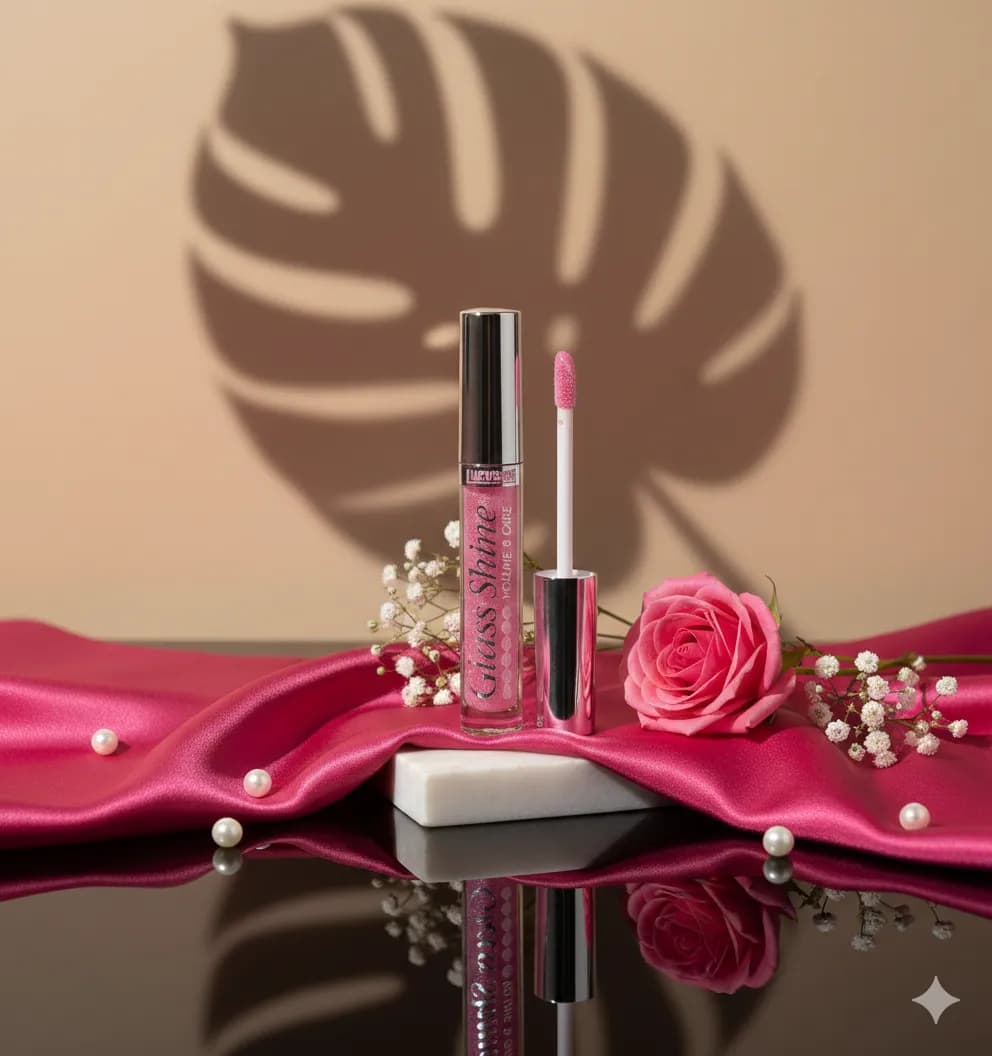LUXVISAGE Glass Shine блеск для губ розовый 8