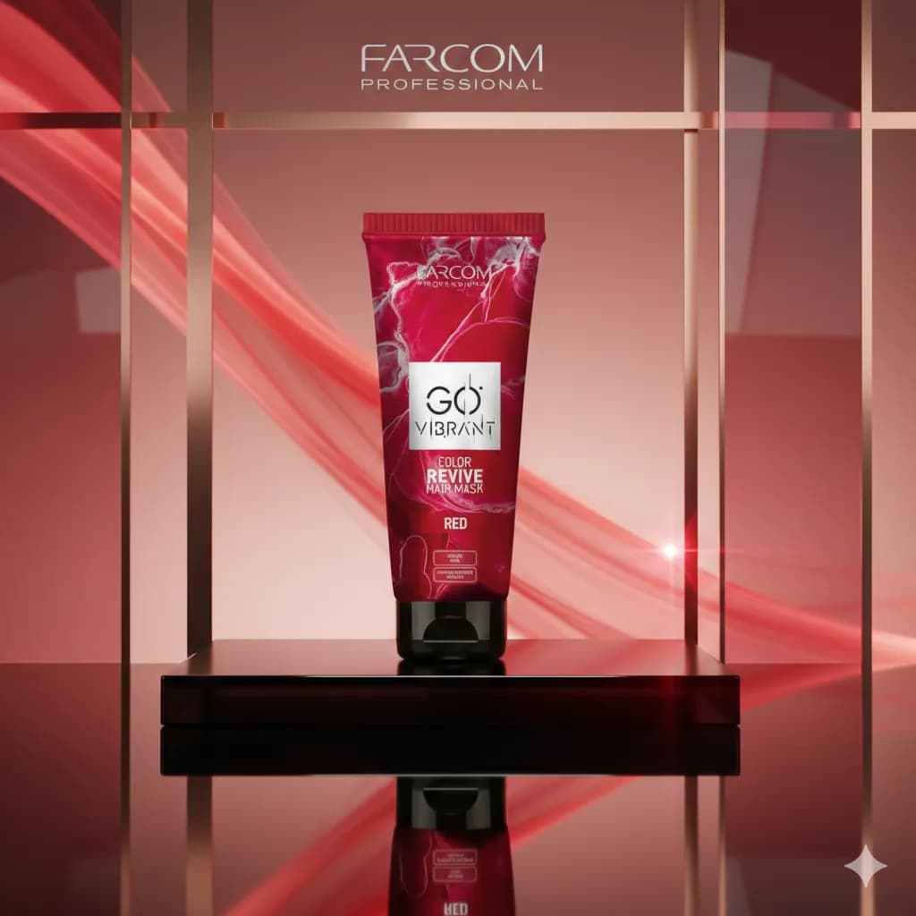 FARCOM Go vibrant red Красный тонирующая пена 200 мл