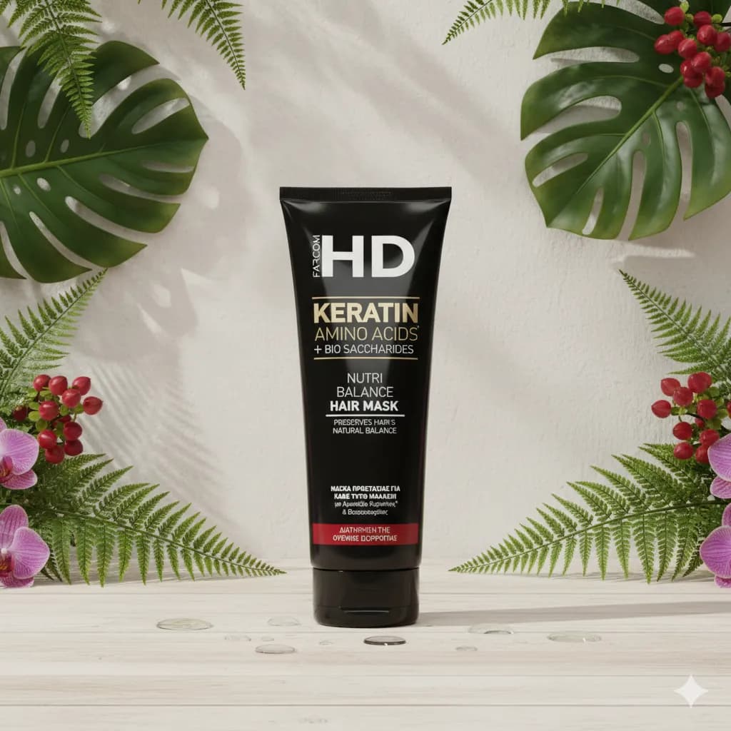 Маска для всех типов волос HD Nutri Balance, 250 мл.Farcom