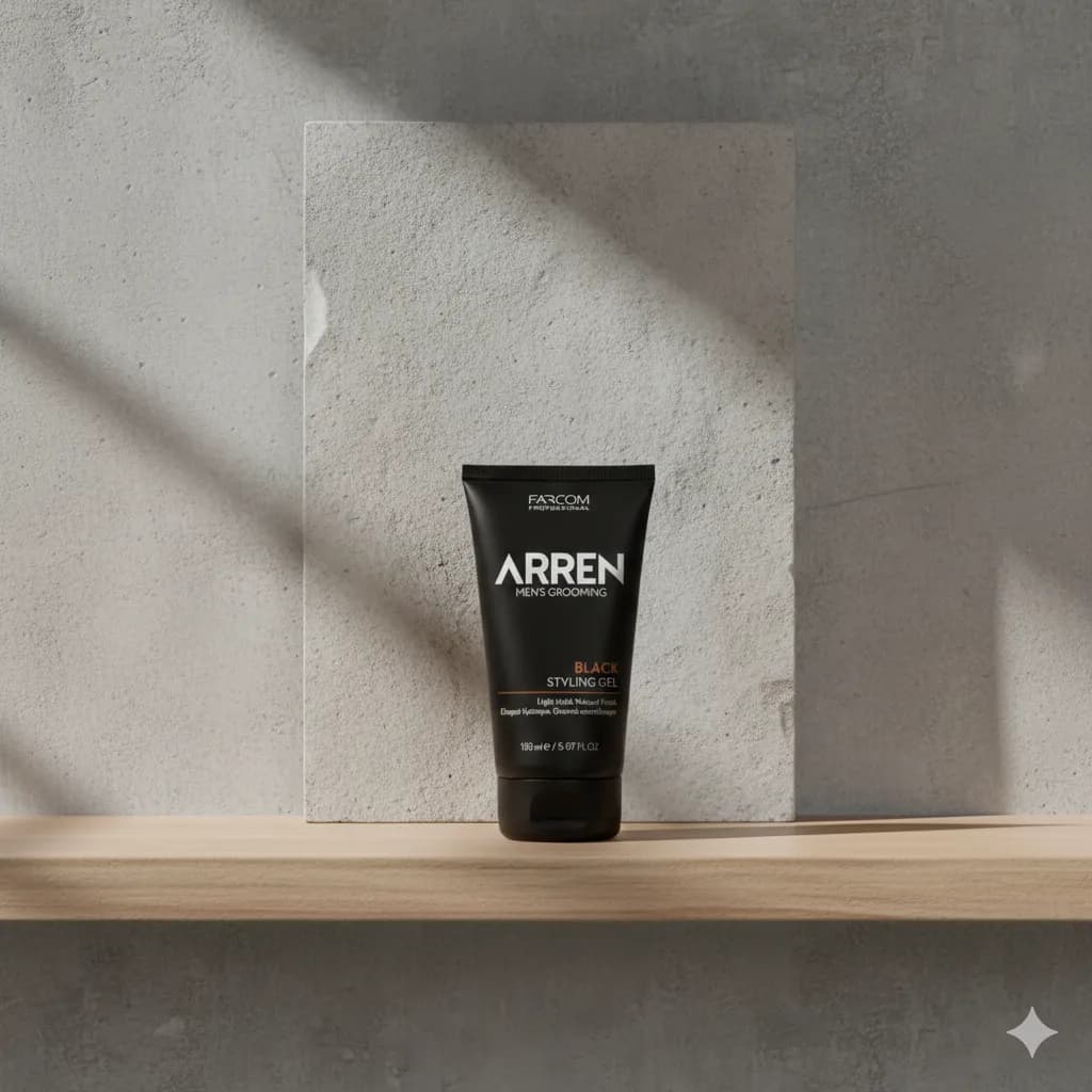 Гель для укладки Men's Grooming Arren черный, 150 мл.Farcom