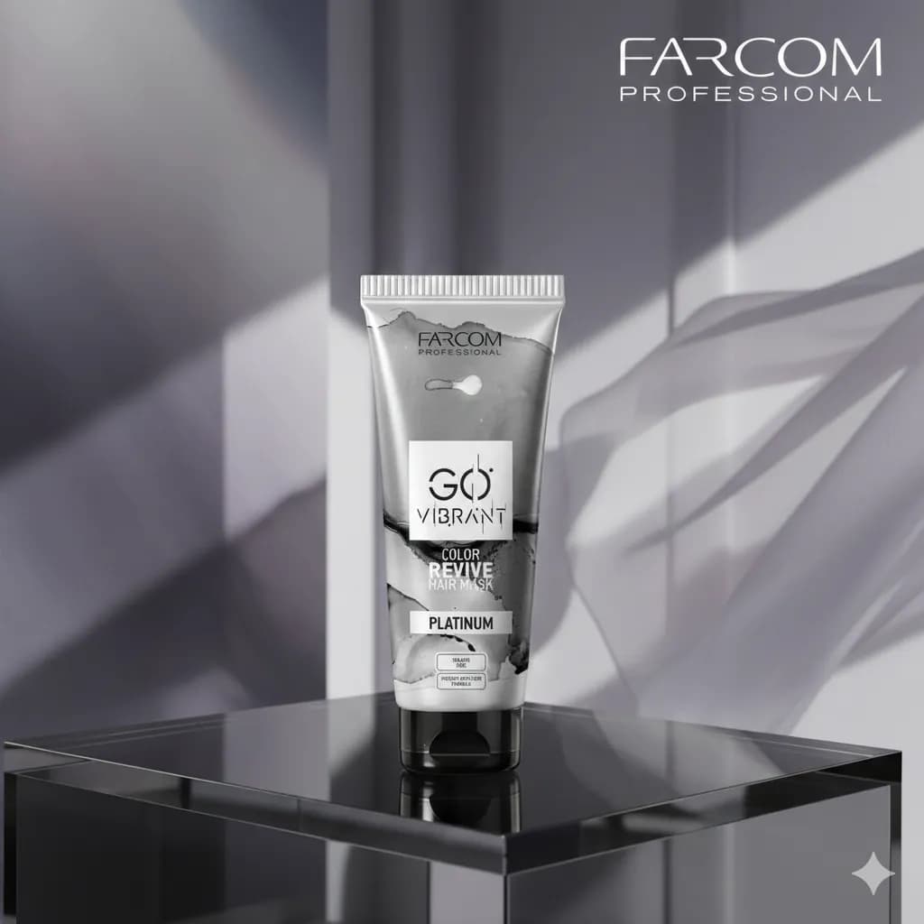 FARCOM Go vibrant platinum Платиновый тонирующая пена 200 мл