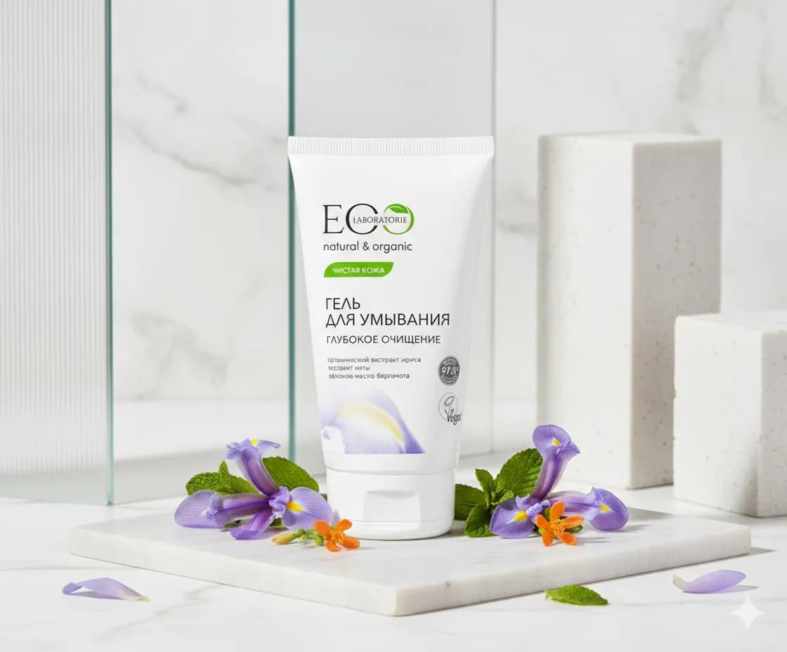 ECO Cosmetics Гель для умывания ECOLAB Глубокое очищение 150 мл гель 150 мл