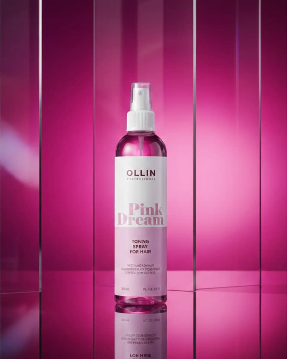Ollin Professional PINK DREAM Тонирующий розовый спрей для волос спрей 150 мл
