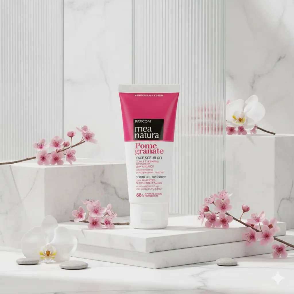 Скраб для лица MEA NATURA POMEGRANATE, 100 мл. Farcom