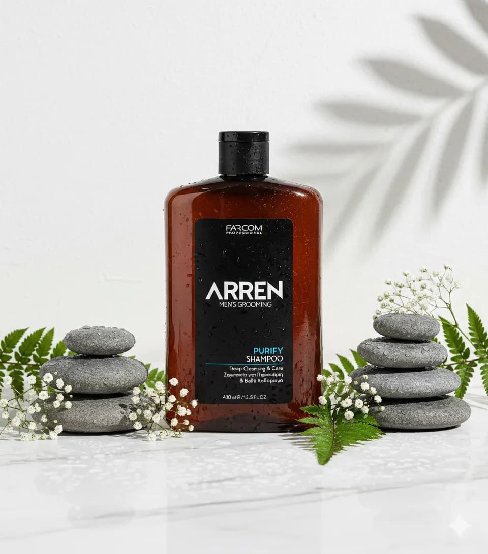 Шампунь для волос глубокого очищения Men's Grooming Arren Purify, 400 мл.Farcom