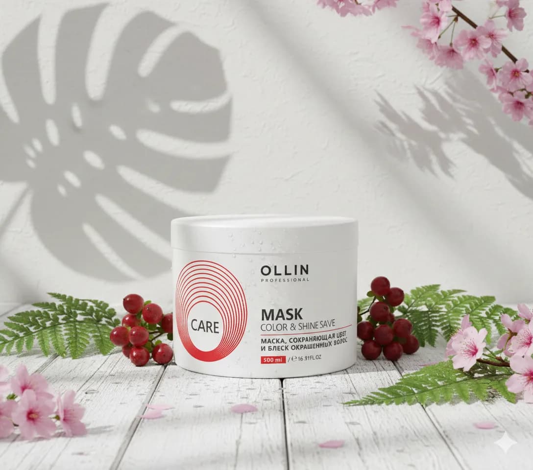 Ollin Professional Ollin Mask Color Shine save маска 500 мл