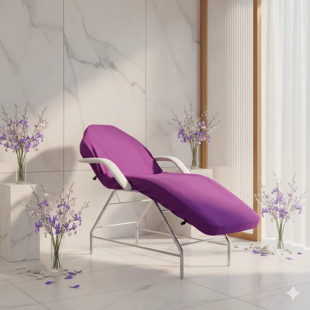 Чехол для кушетки, фиолетовый, 100х215см, Beautyfor
