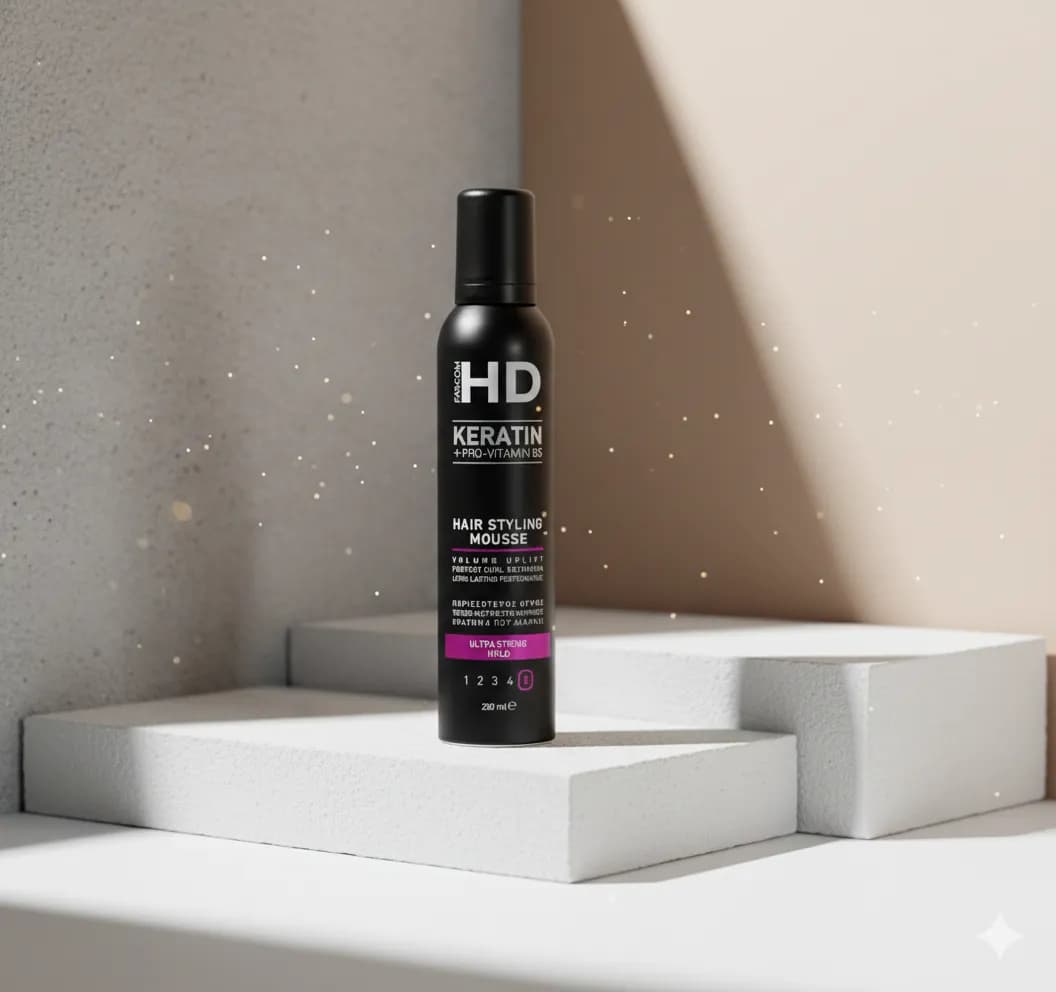 FARCOM Keratin Pro Vitamin B5 мусс сильная фиксация 250 мл