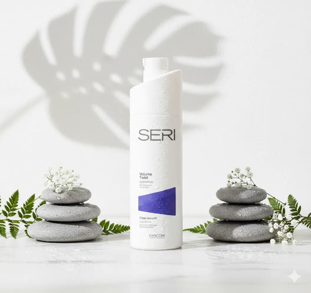 Шампунь SERI Volume Twist, для придания объема тонким волосам, 1000 мл, Farcom