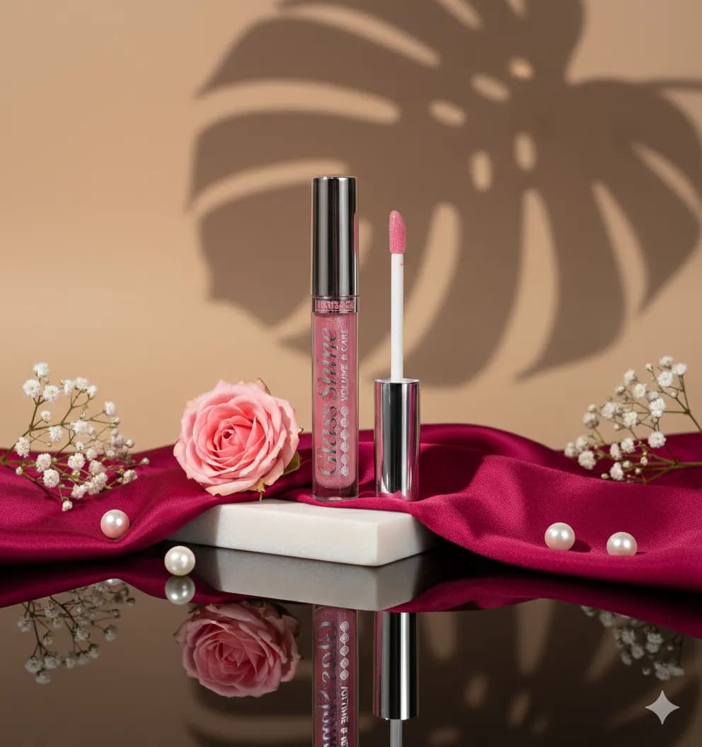 LUXVISAGE Glass Shine блеск для губ розовый 17