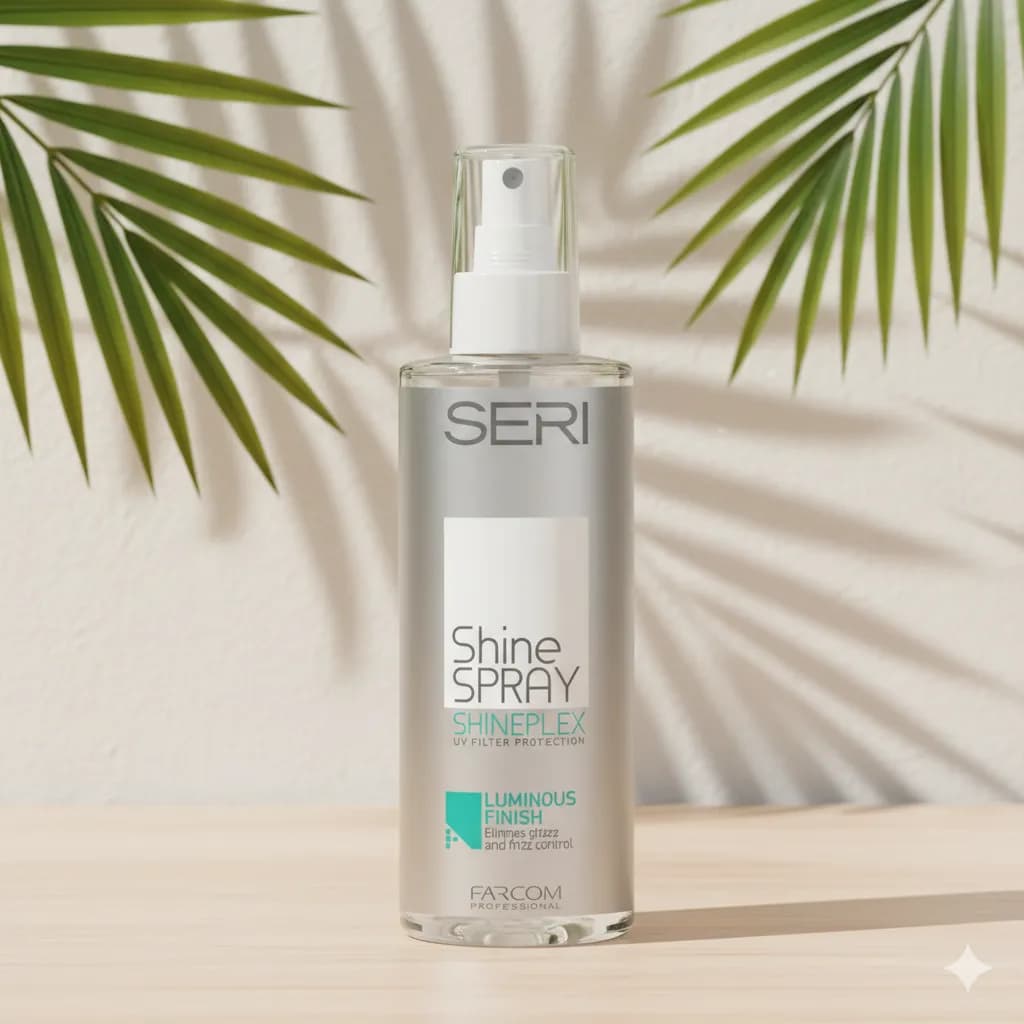 Спрей-кондиционер для блеска волос SERI Shine Spray, 150 мл,Farcom