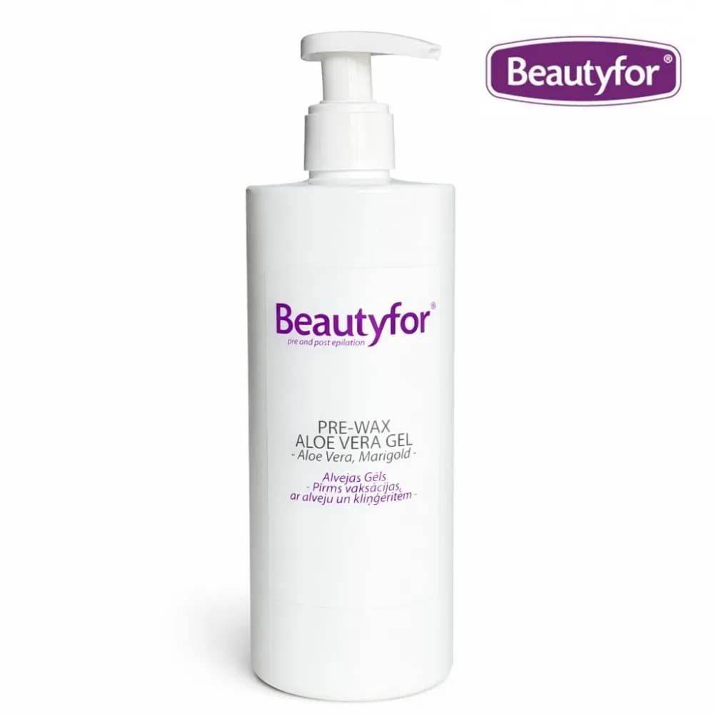 Гель для подготовки кожи к депиляции с алое вера и колендулой Beautyfor
