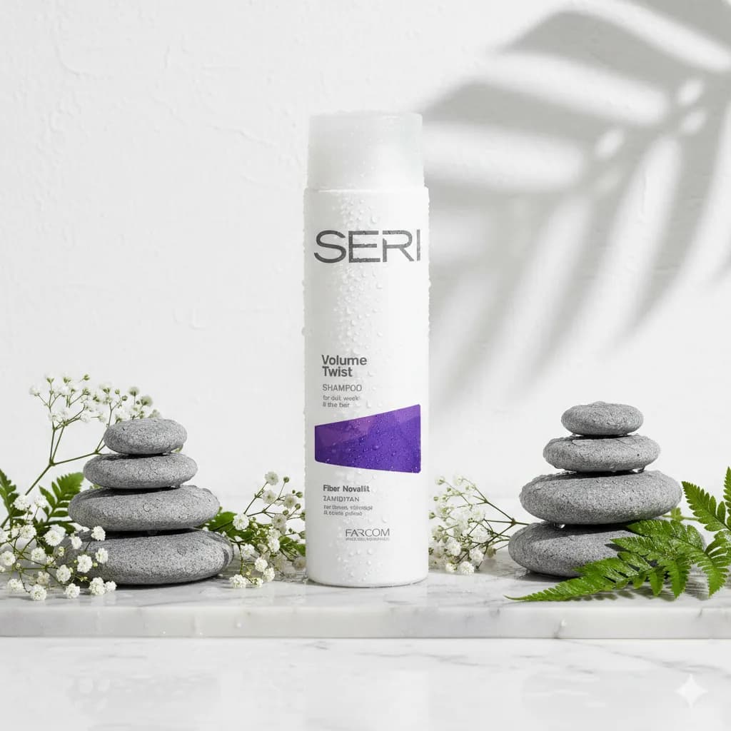 Шампунь SERI Volume Twist, для придания объема тонким волосам, 300 мл, Farcom