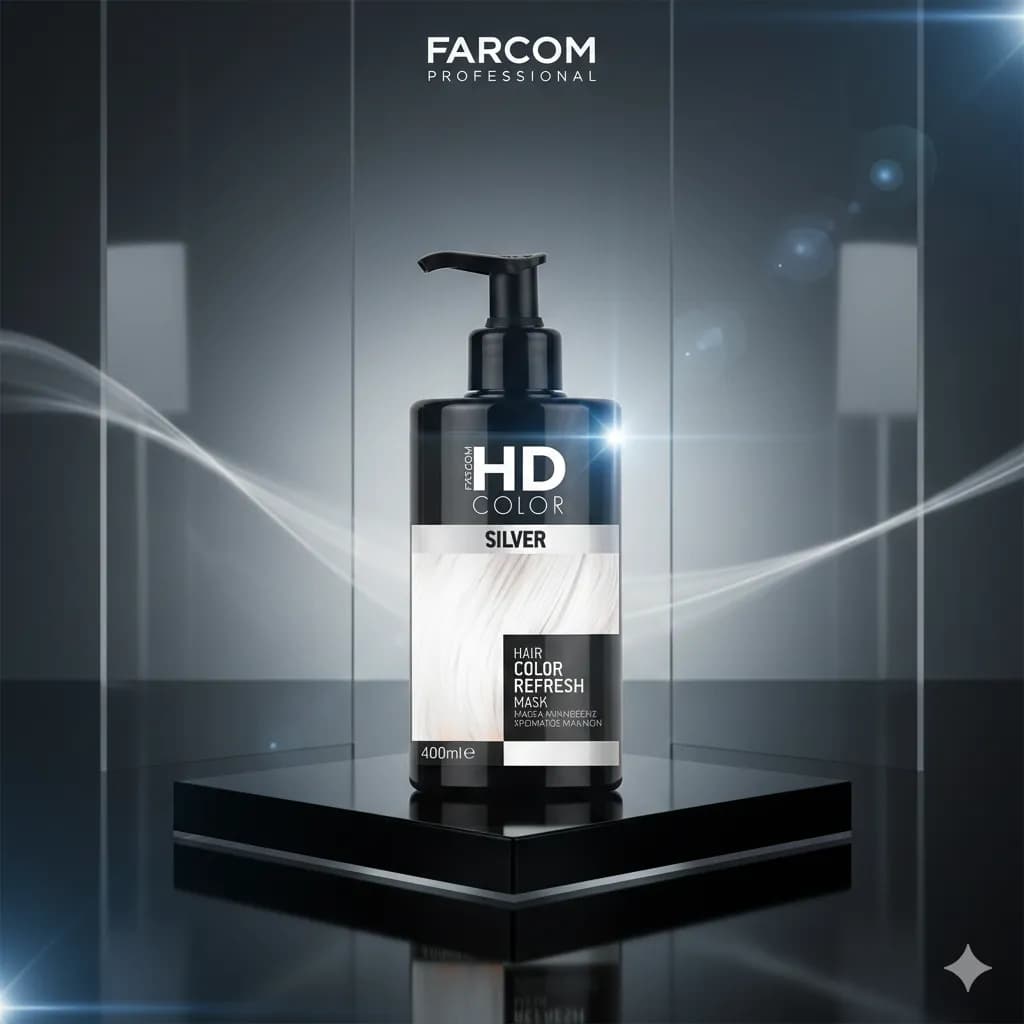 FARCOM HDCOLOR Серебристый тонирующая пена 400 мл