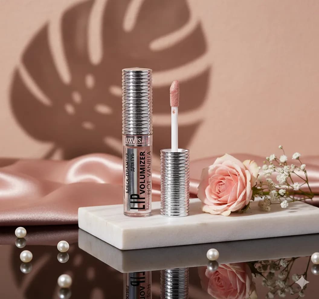 LUXVISAGE Lip Volumizer Hot Vanilla блеск для губ коричневый 304 Caramel