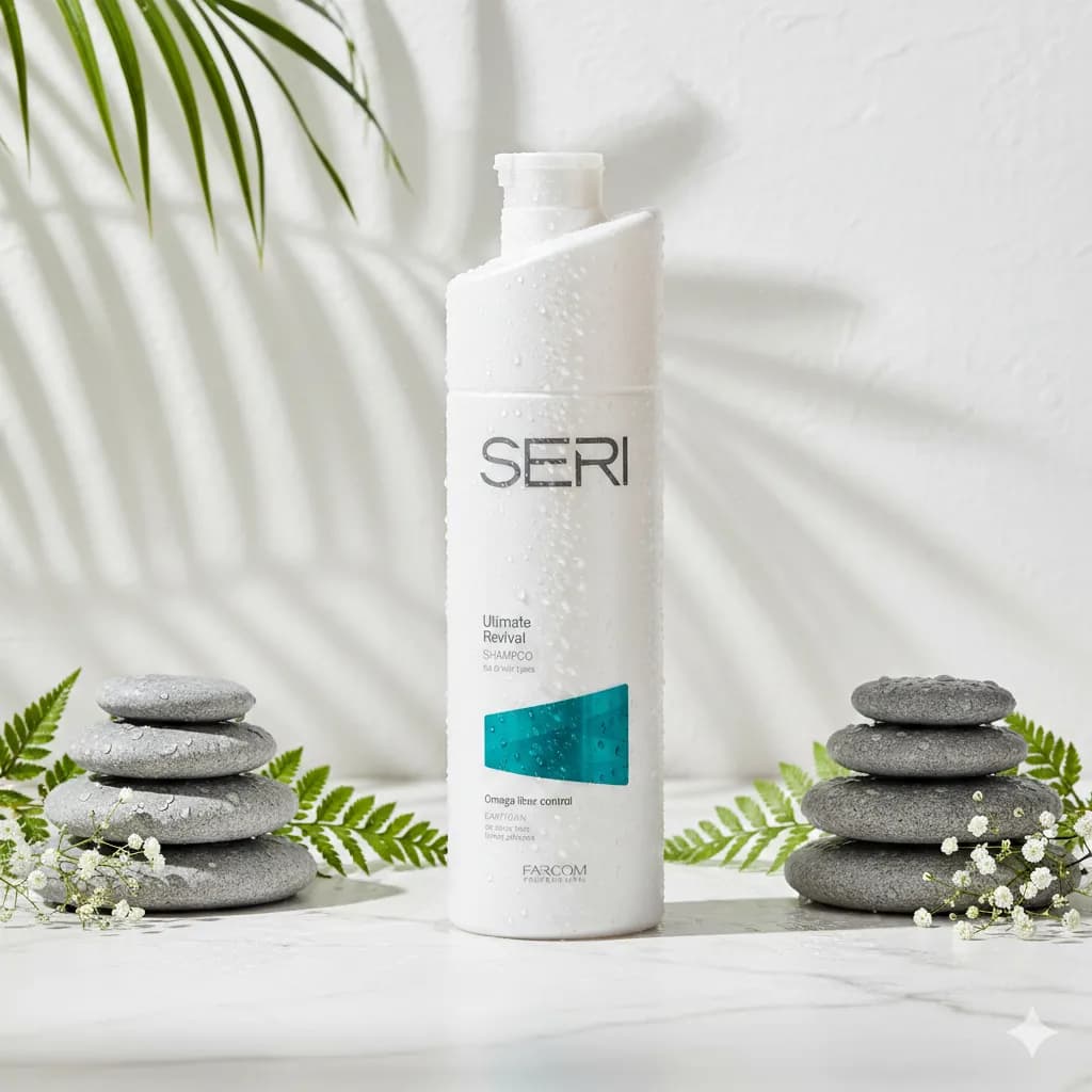 Шампунь SERI Ultimate Revival, восстанавливающий с омега 3, 1000 мл, Farcom