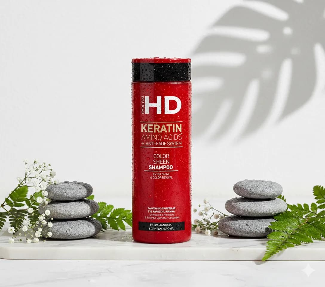 Шампунь для окрашенных волос HD Color Sheen, 400 мл.Farcom